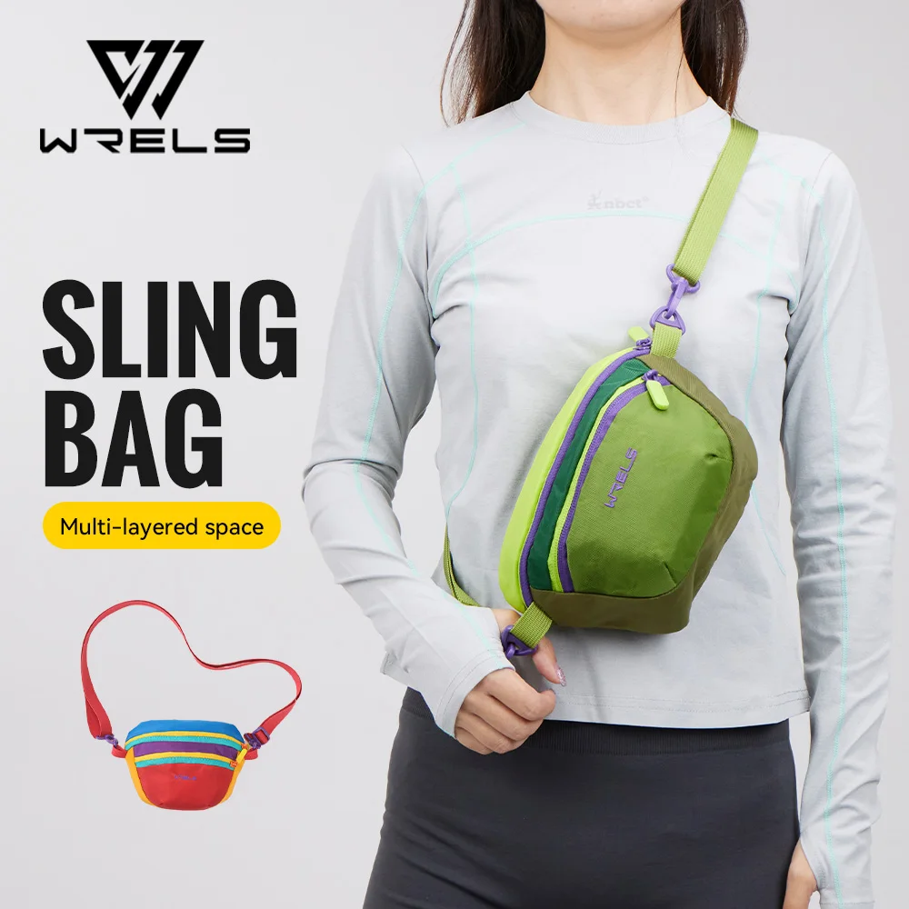 WRELS Wasserdichte Outdoor-Wander- und Reisetasche mit großem Fassungsvermögen, Reise-Umhängetasche, multifunktionale, verstellbare Gürteltasche