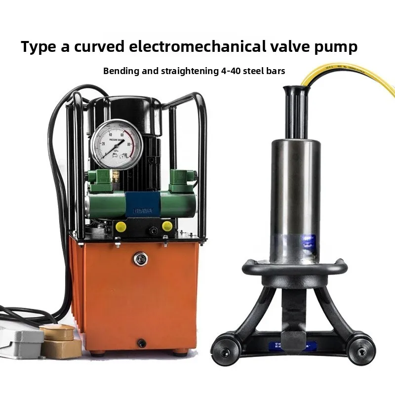 Mesin Pembengkok Besi Tulang Portabel Split Portable Rebar Bending Machine 4-40mm