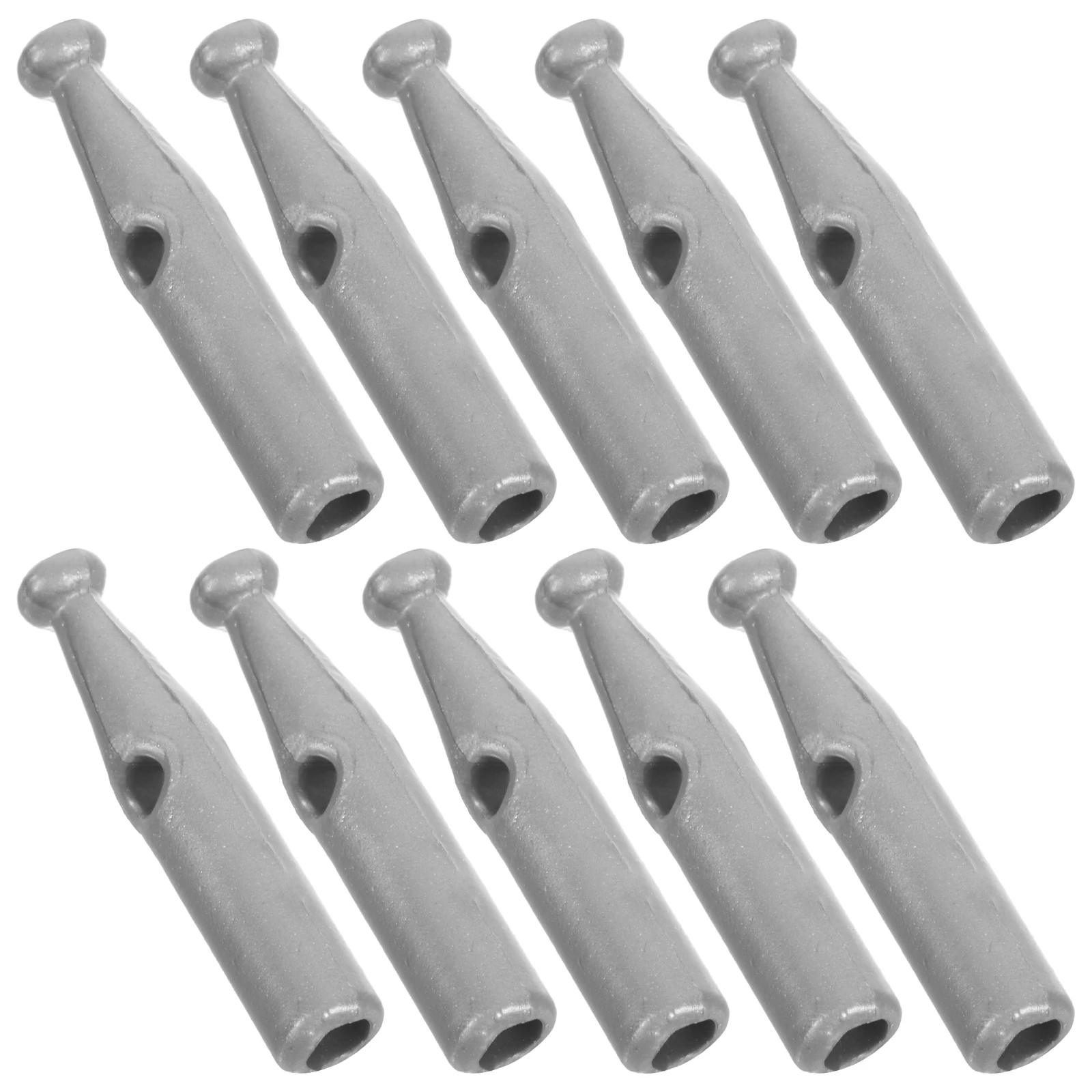 

10pcs 10 Grey Plastic Umbrella Tail Beads 3mm Hole for Repair Replacement Parts Folding Rain Sun Umbrella Accessories