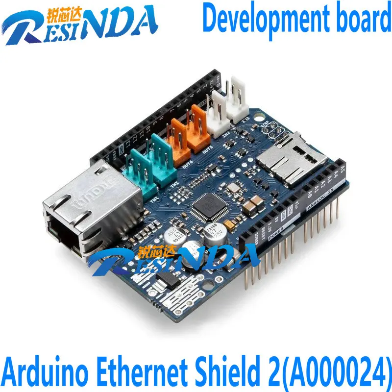 Original imported Arduino Ethernet Shield 2 A000024 Wiznet W5500 UNO