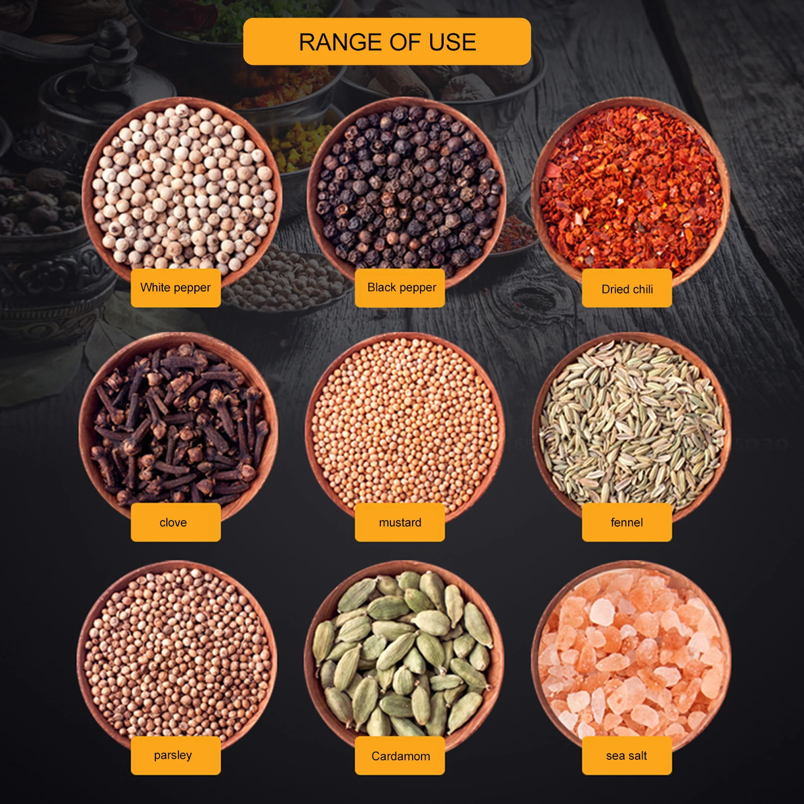 

Salt Salt Refillable Grinder Pepper Mill Shaker Practical Refillable Kitchen Gadget For Home Restaurant Use