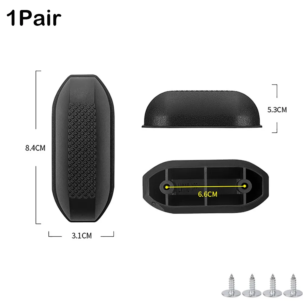

Подставка с шпильками, пластиковые подушечки для ножек для багажа, черные с винтами, нижняя подставка для багажа, нижняя подставка для багажа, все чемоданы