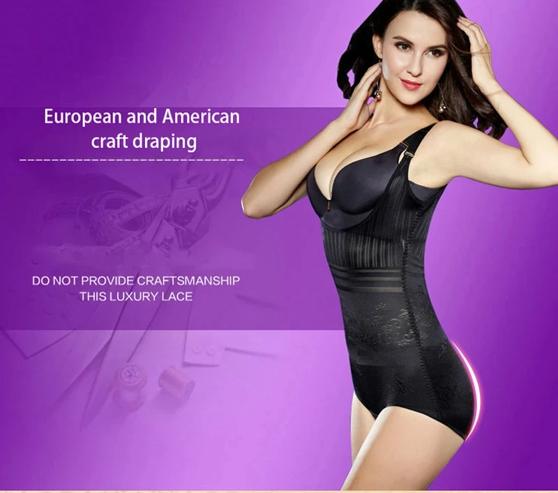 Body Shaper Frauen Taille Trainer Abnehmen Bauch-steuer Unterwäsche Flache Bauch Korsett Bodysuit Shapewear Cincher Feste Unterbrust – Detail 4