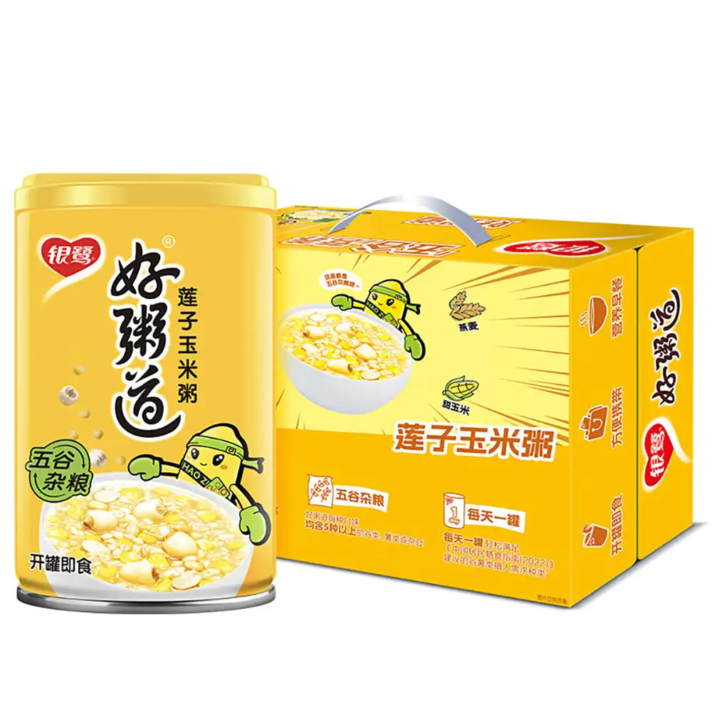 Yinlu Haozhidao semi di loto e mais Congee - 280g x 12 bottiglie