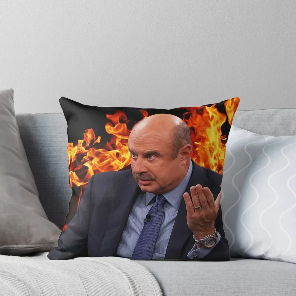 Dr. Phil's Wrath Throw Pillow Pillow Case Covers For Sofas Sofas Covers Pillow