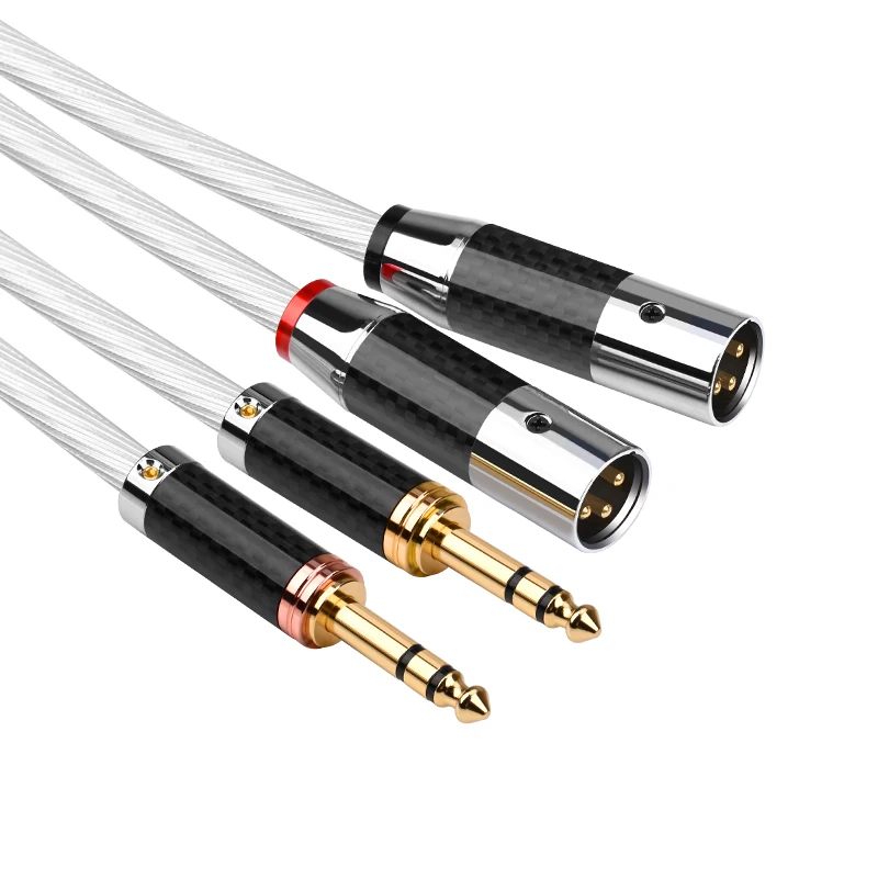 ATAUDIO 6.5mm Trs na Xlr męski/żeński kabel Audio 6.35 mikser gniazdo zasilania wzmacniacz dźwięk bilans kabel Hifi Xlr złącze Audio