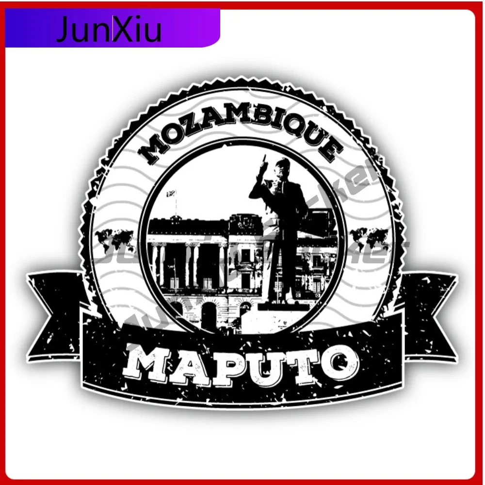 

Maputo Mozambique Creative Sticker Stamp Travel Car Decal Bumper Stickers For Car Windows And Trunks Cute Style Truck Use Wat