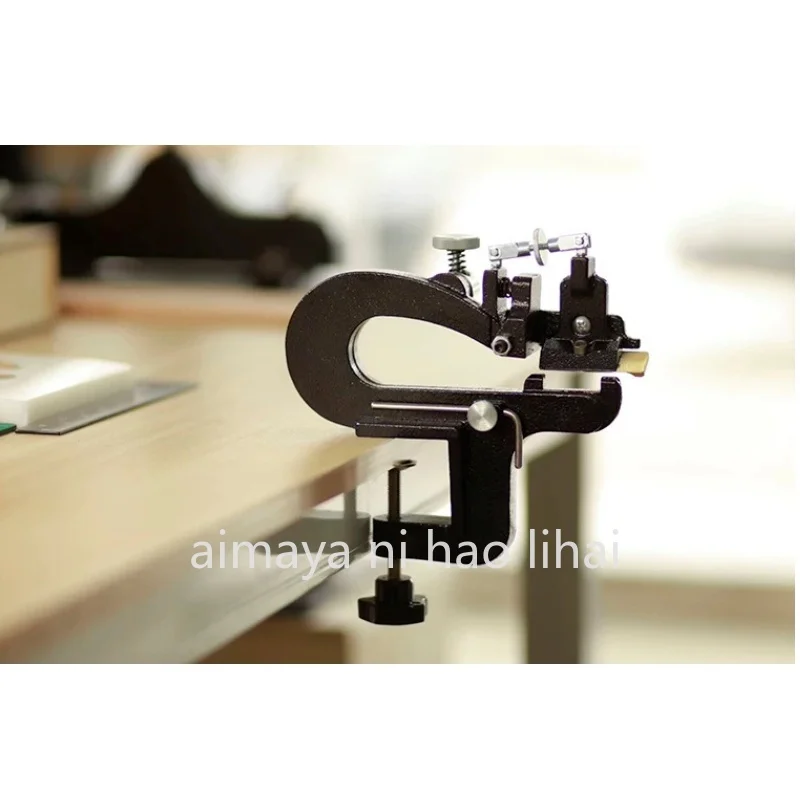 Manual Leather Skiving Machine, Splitting & Edge Trimming Tool for Vegetable Tanned Leather, Craft Paring Cutter