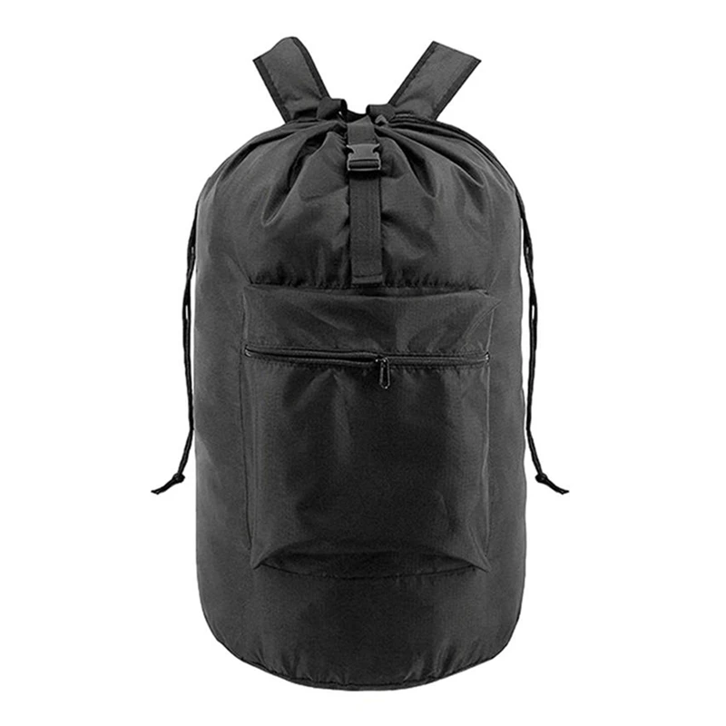 

ABAE-Laundry Basket Backpack Waterproof Clothes Laundry Basket Large Capacity Laundry Tools University Dormitory Laundry Bag