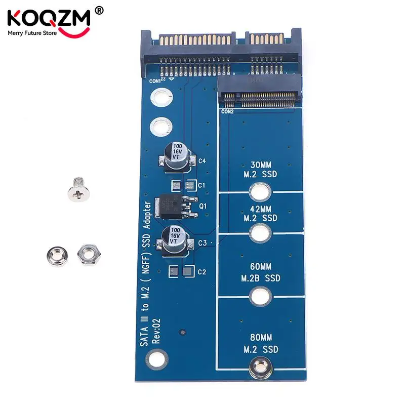 1pc Add On Card NGFF M.2 Adapter M2 SATA3 Raiser M.2 To SATA Adapter SSD M2 To SATA Expansion Card B Key Suppor 30/42/60/80mm