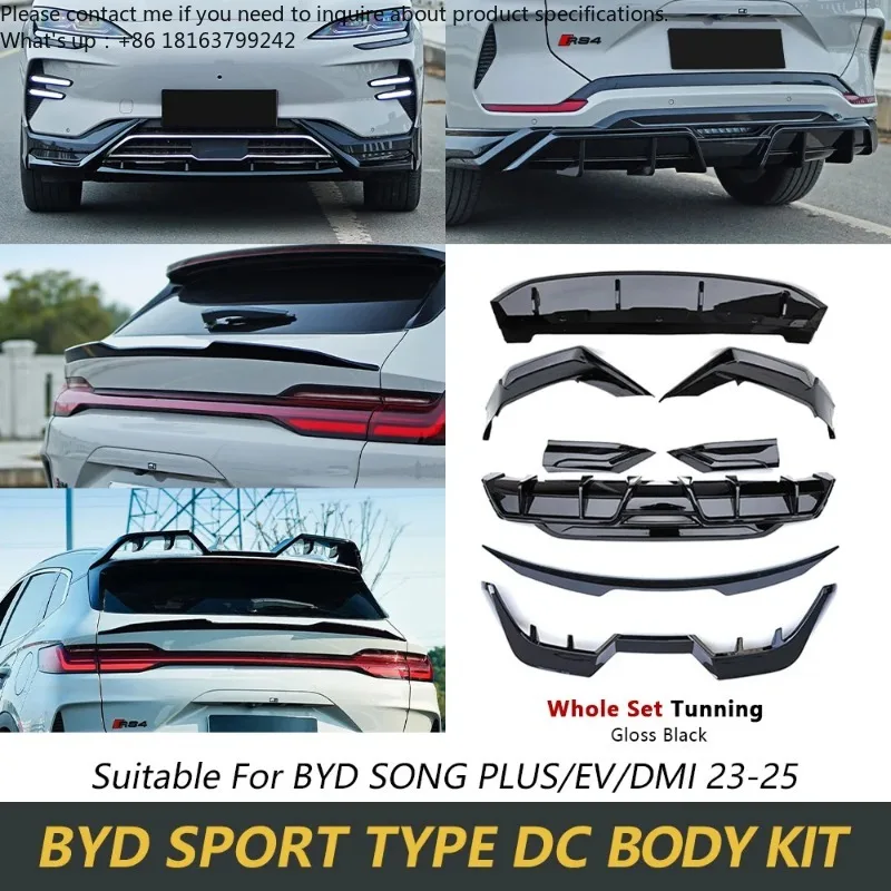 

DC front bumper Lip For BYD Song Plus & Seal U Sport Body Kit Front Bumper Lip Spoiler Rear Diffuser Accessories Car Update