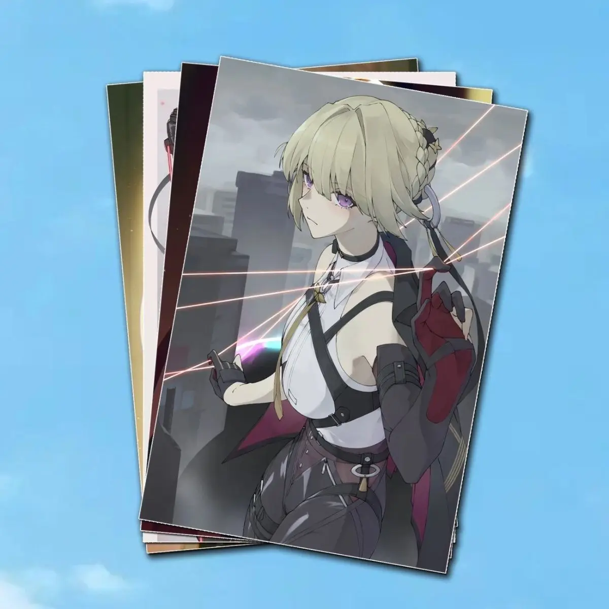 ZZZ Evelyn Chevalier Zenless Zone Zero ألبوم صور كتاب ملصق بطاقة الصور ملصق حامل أكريليك سلسلة مفاتيح شارة بدبوس