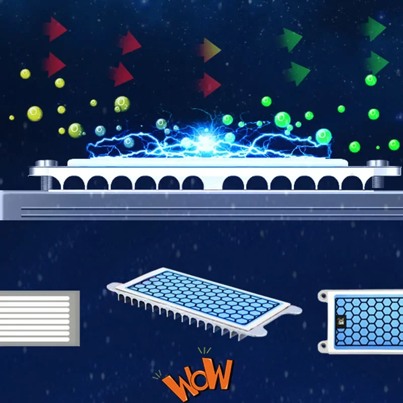 10 جرام آلة تطهير الأوزون المنزلية الهواء الفورمالديهايد التعقيم إزالة الروائح الكريهة رائحة مولد أوزون الملحقات