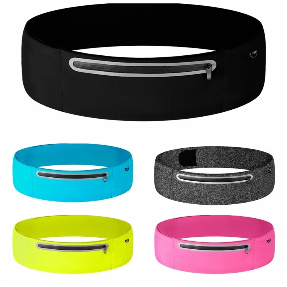 رقيقة جدا الرياضة المحمول الخصر حقيبة عالية المرونة متعددة الوظائف تشغيل الخصر حقيبة تنفس تخزين الرياضة حقيبة الهاتف ملابس رياضية