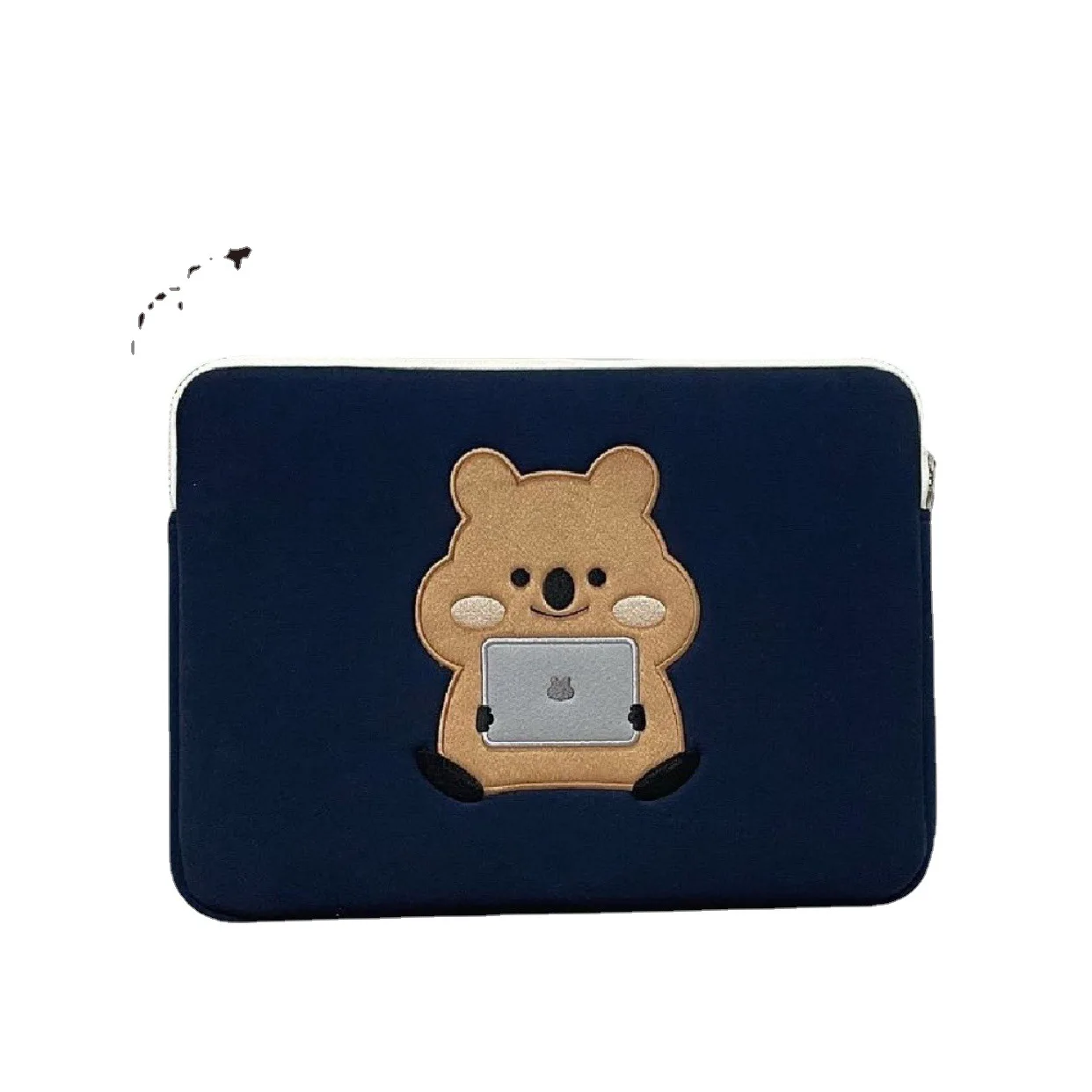 Ins Cute Laptop Case Protective Sleeve for Macbook Pro/air Matebook E 2022 Storage Pouch Ipad Air 5 Samsung Tab Soft Cover Bag