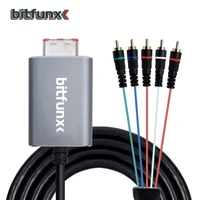 Bitfunx Componente Video 5RCA YPbPr Cable para Nintendo GameCube NGC Salida AV digital Imagen de alta calidad