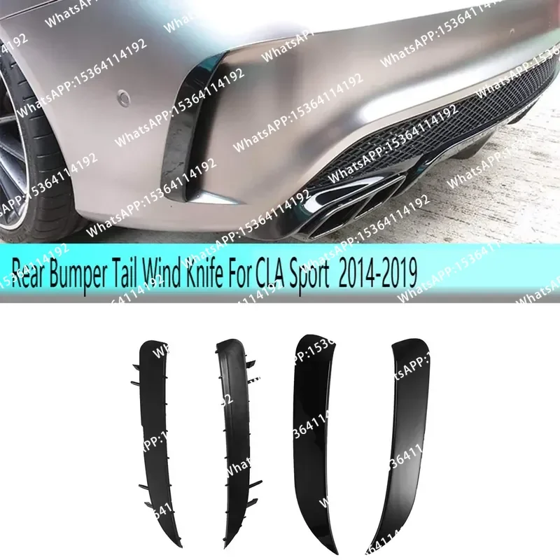 AC54 rear bumper with trending tail blade design for CLA Sport 2014-2019