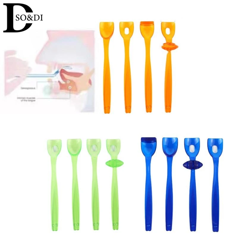 4Pcs Tongue Oral Muscle Training Tool Tongue Muscle Trainer Portable Oral Lips Muscle Exerciser Recovery Tool For Dysarthria