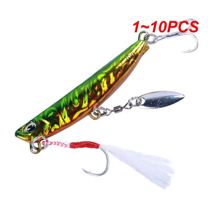 

1~10PCS 15g 20g 25g 30g 40g 50g 60g metal sea bass mackerel snapper fishing lure cast fishing bait jigging lure sea fishing