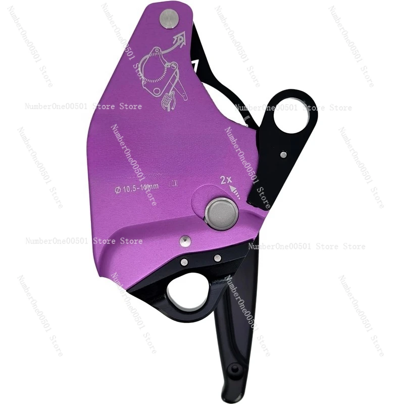 Descending Clutch Rope High Altitude Rescue Lifting Lower One-way Braking Pulley Protector Safety Descender