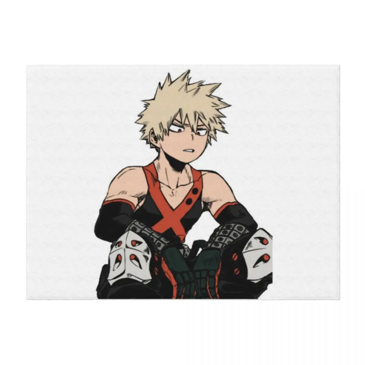 

Katsuki Bakugo Throw Blanket Cute Plaid Picnic Cute Blankets