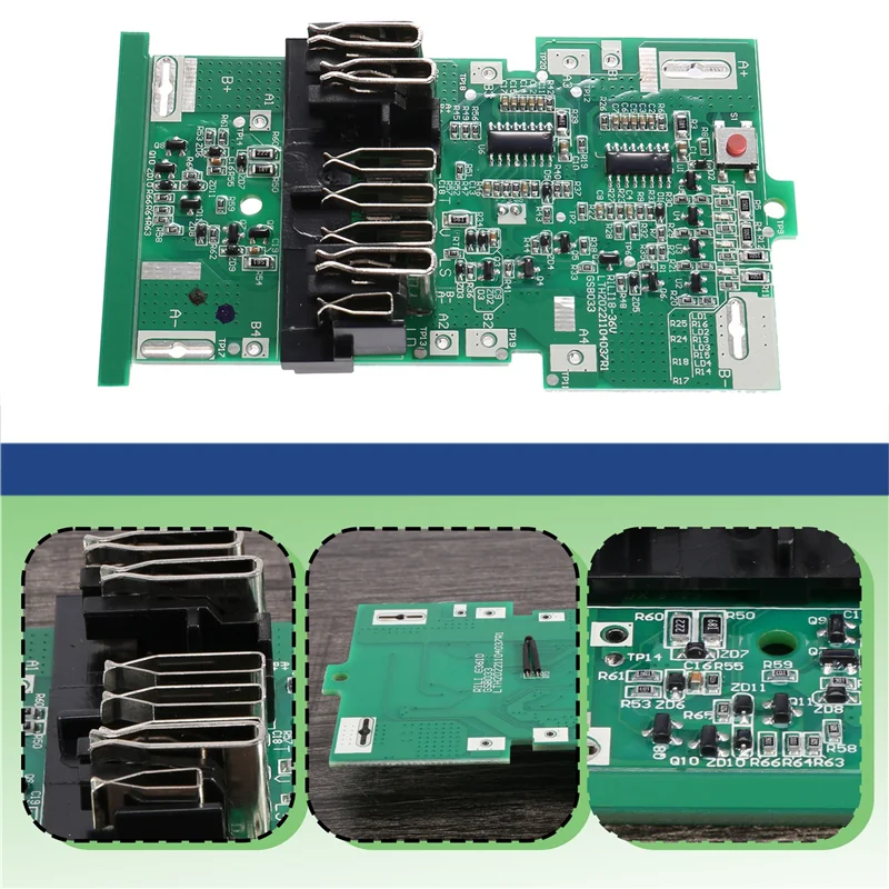 AC56-BSL36A18 히타치 HIKOKI 36V 18V 멀티볼트 MV 리튬 배터리용 리튬 배터리 보호 보드 PCB 보드