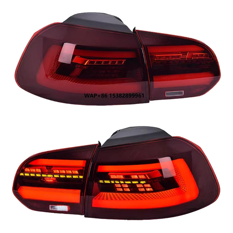 

YU GUANG for VW Golf 6 MK6 Rear Taillamp 2010 2011 2012 Tail Light Signal Taillight Upgrade Golf 8 MK 8 LED Indictors