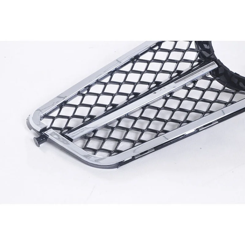 W204 Chrome Gloss Silver AMG Style Car Grille For Mercedes For Benz C-Class W204 C200 C300 2007-2014 W204 Front Bumper Grill