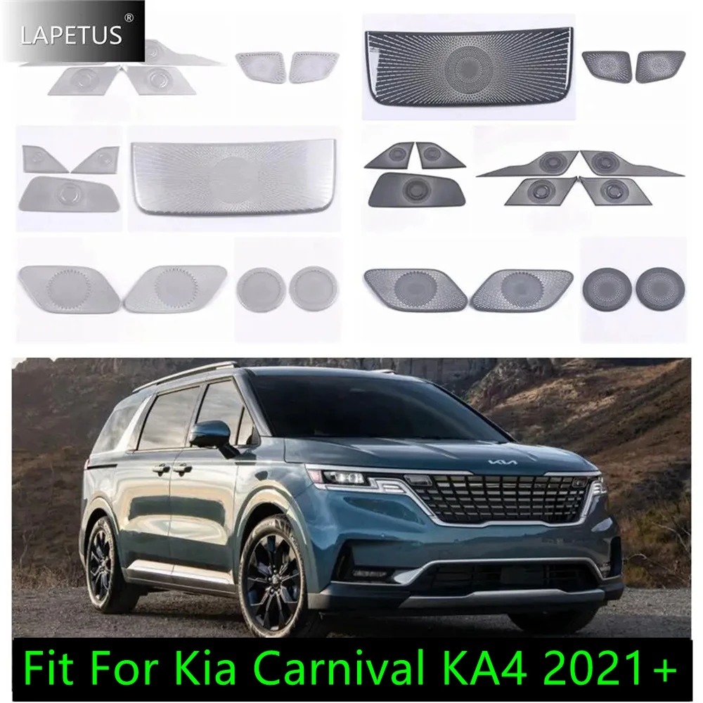 

Fit For Kia Carnival KA4 2021 - 2024 Car Accessories Pillar A / C Post Speaker / Door Audio Loudspeaker / Read Lights Cover Trim