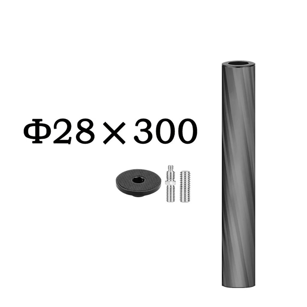 Mid-Axis Carbon Fiber Einbeinstativ Pole Zubehör Stativ Center Shaft Verlängerung Stange 3/8 zoll Loch SLR Kamera Stabilisator Griff grip – Detail 17