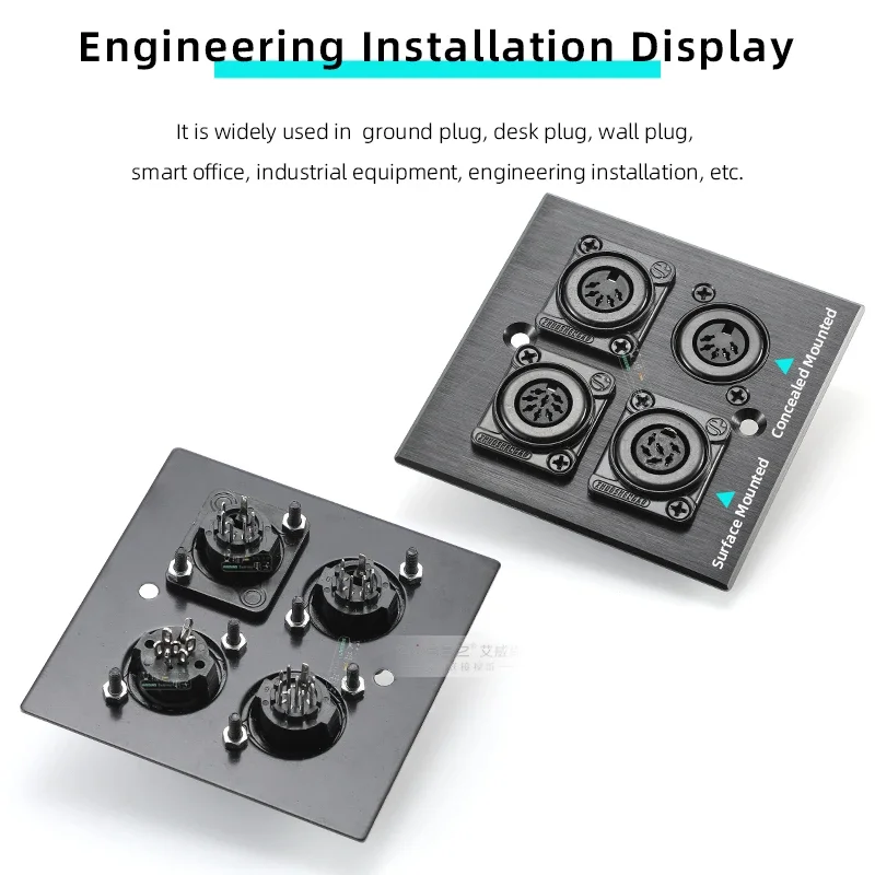 

AVSSZ D-type Audio Conference Microphone Adapter MIDI Keyboard DIN 5 6 8 Pole Soldering Connector Socket Fits 86 Information Box