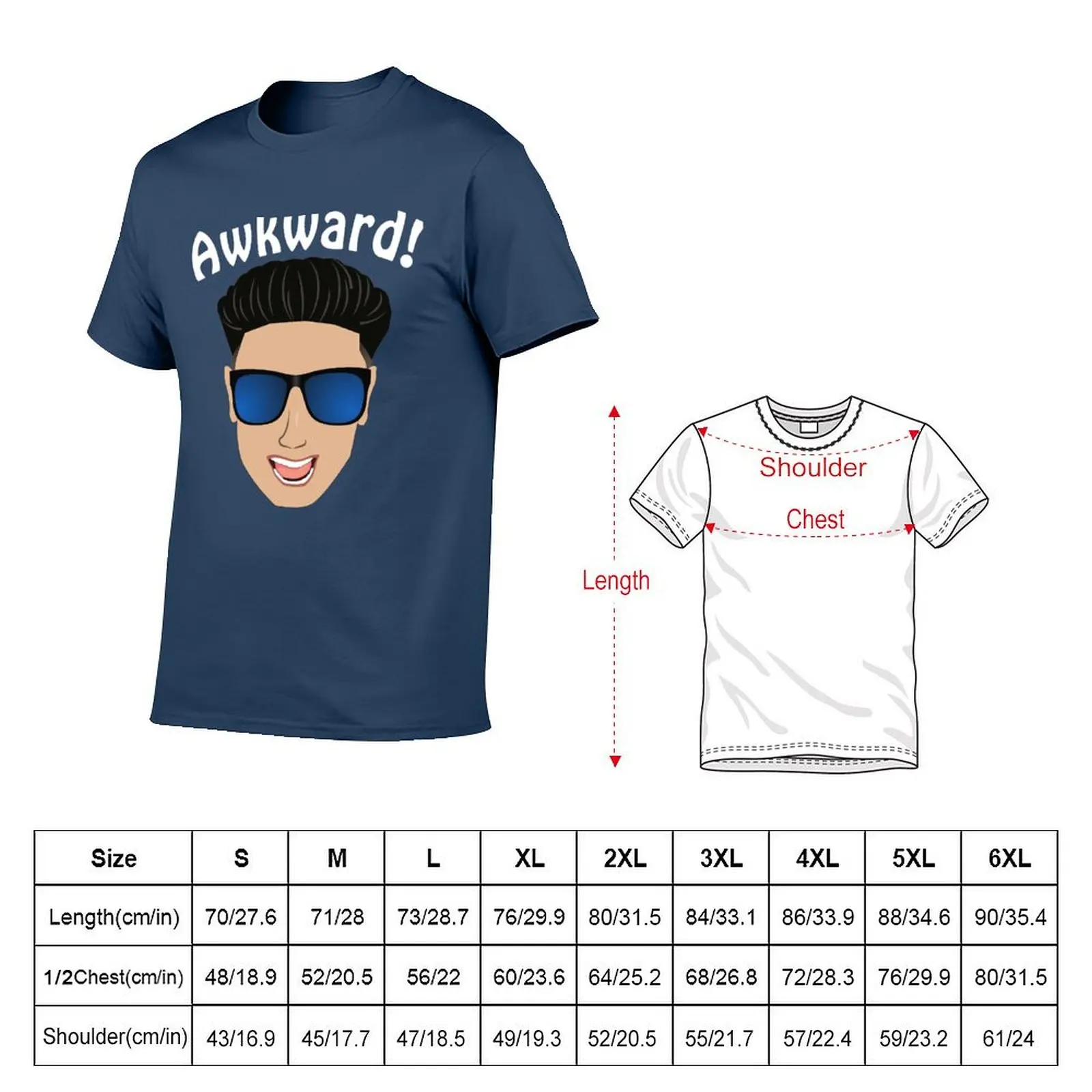 DJ Pauly D Saying Awkward T-shirt sublime plus sizes aesthetic clothes mens clothing