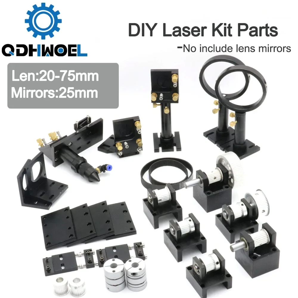 

QDHWOEL Лазерный гравировальный станок DIY Запасные части для CO2-лазера