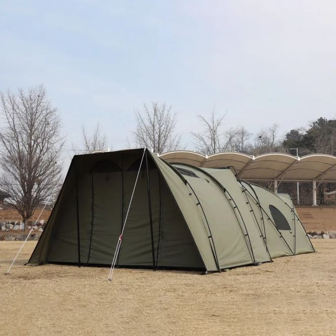 Camping Family Tent Large-scale Family 4 Person Outdoor Customized Waterproof Poles Channel Hot-selling Tents