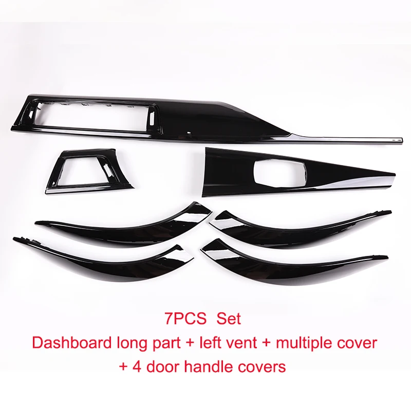 Glanzend Zwart Interieur Dashboard Vervanging Versieringen voor BMW 3 4 serie 3GT F30 F31 F32 F34 F36 F80 Touring Accessoires onderdelen