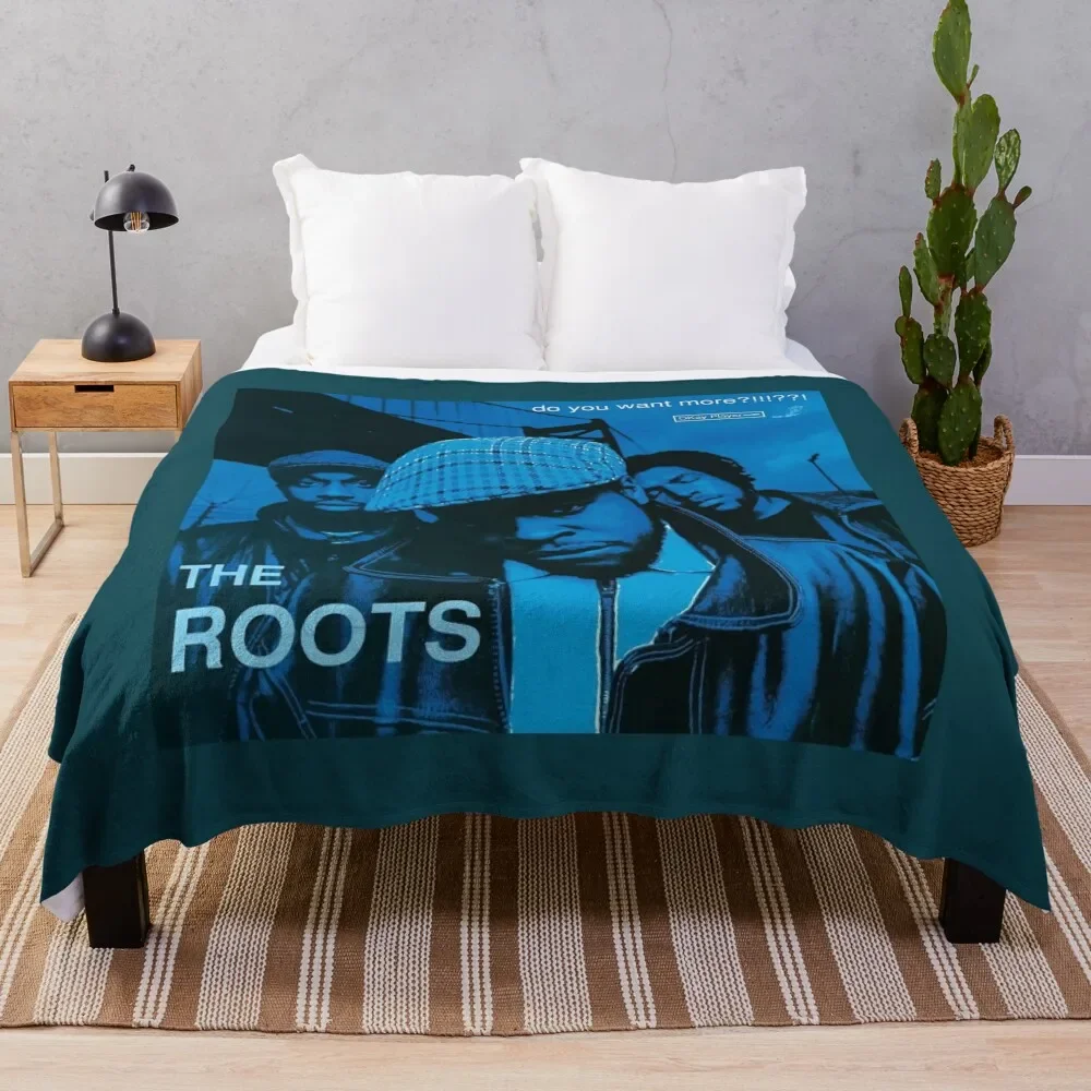 The Roots - Do You Want More!!!! - Album CoveR Throw Blanket Hair Hairy warm winter funny gift Blankets