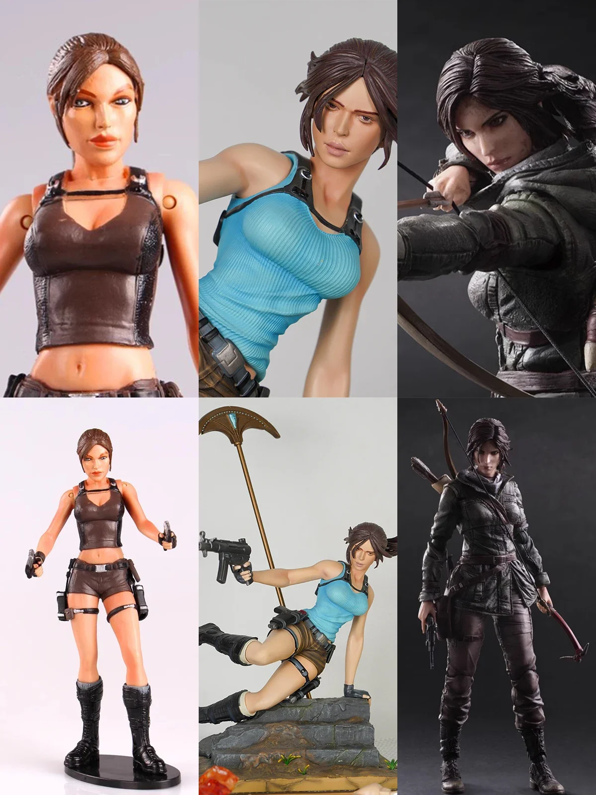 Play Arts The Tomb Raider Movie Anime Figures Laura Lara Croft Action Figure Collectable Model Doll Collection Toy Birthday Gift