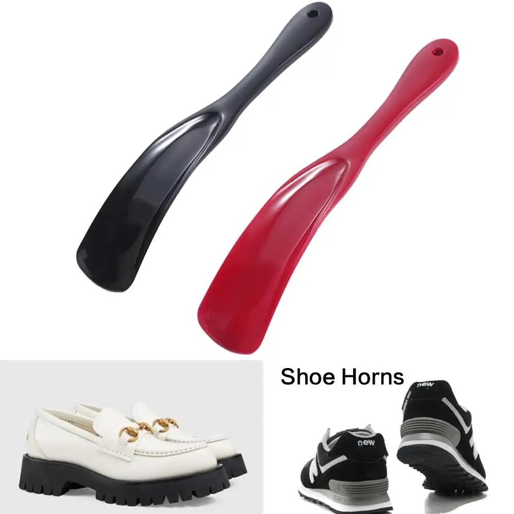 رافع الأحذية 19 سم على شكل ملعقة لبيسة الحذاء المرنة والمتينة من البلاستيك لبيسة الحذاء الاحترافية كسول #3