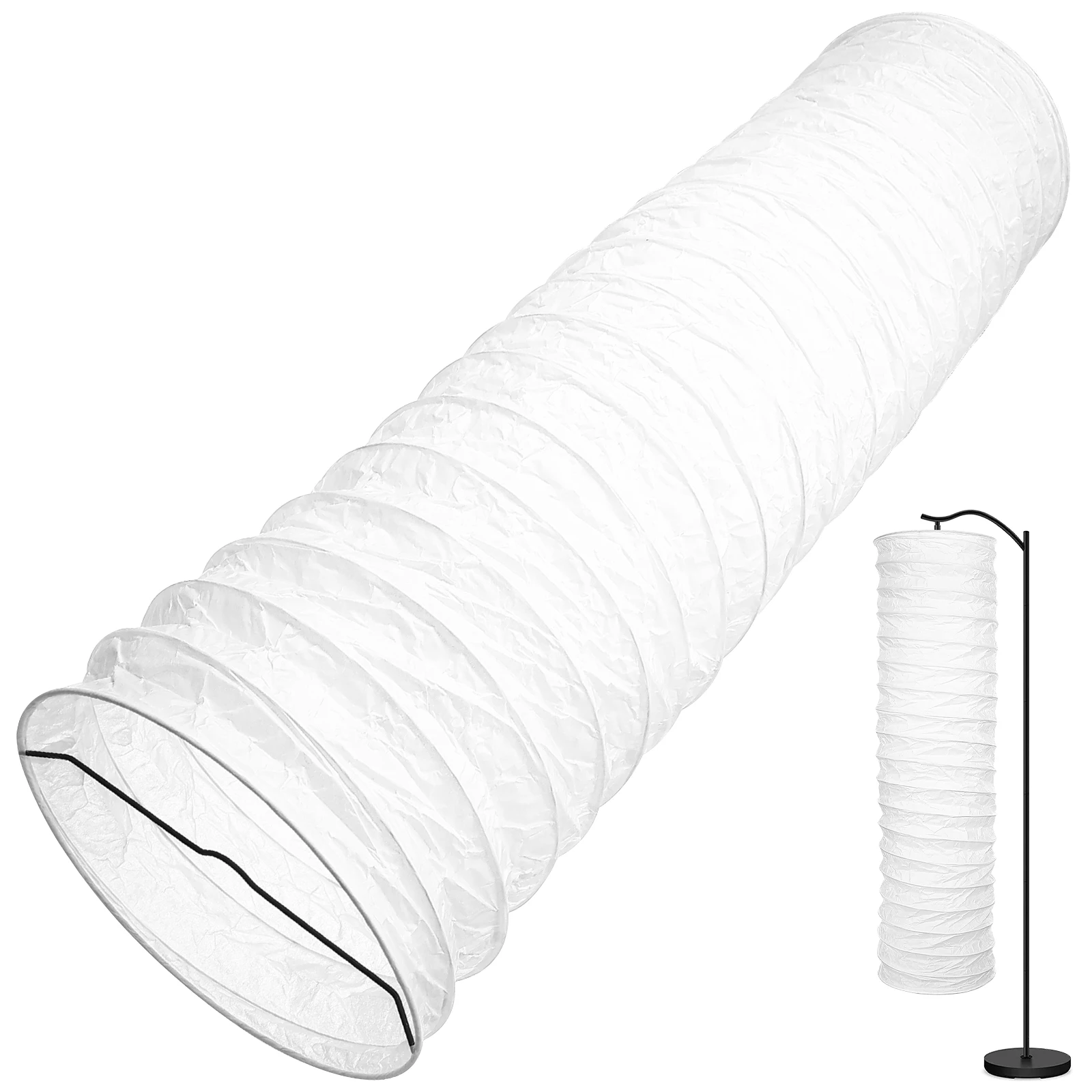 

Nordic Creative European Paper Floor Lampshade Replacement Light Cover For Living Room Decor Standing Light Accessory Lamp