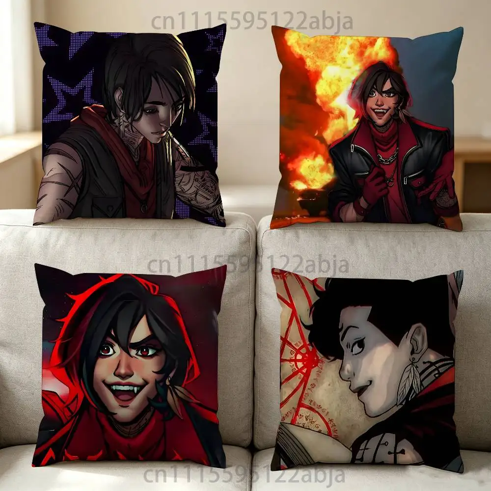 A-Agatha Ordem P-Paranormal Throw Pillow Case 40x40cm Decoration DIY Square Chair Pillowcase Pad Cover