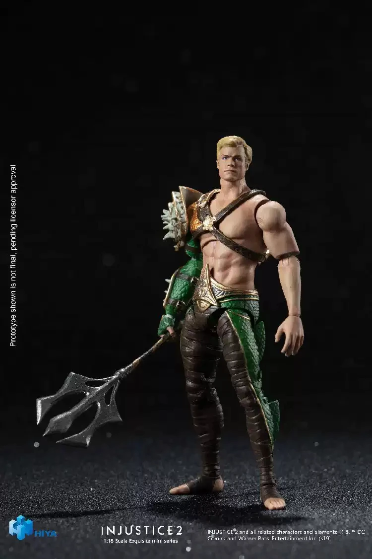 In Stock 1/18 Scale Male Soldier Superhero Injustice League 2 Aquaman The King of Atlantis Full Set 3.75in Action Figures Model