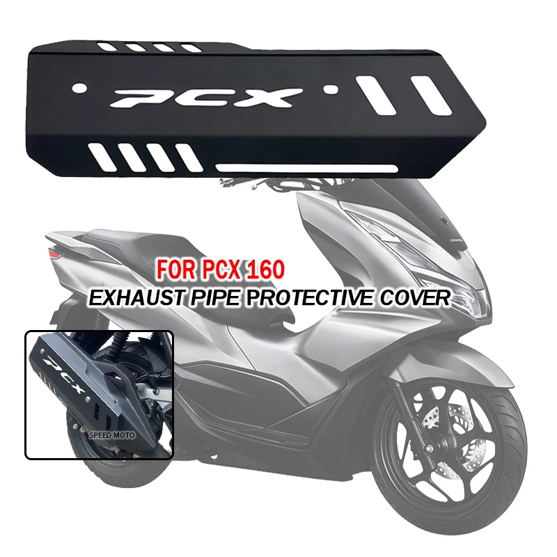 

Exhaust Pipe Protector Heat Shield Cover Guard Anti-scalding Exhaust Cover For Honda PCX160 pcx160 PCX 160 2022 2023 2024 2025