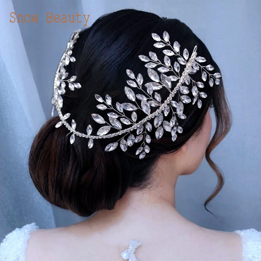 

DZ077 Fashion Wedding Headbands for Women Bridal Hair Jewelry Headpieces Party Prom Accessories Headdress Bridesmaid Hair Vine