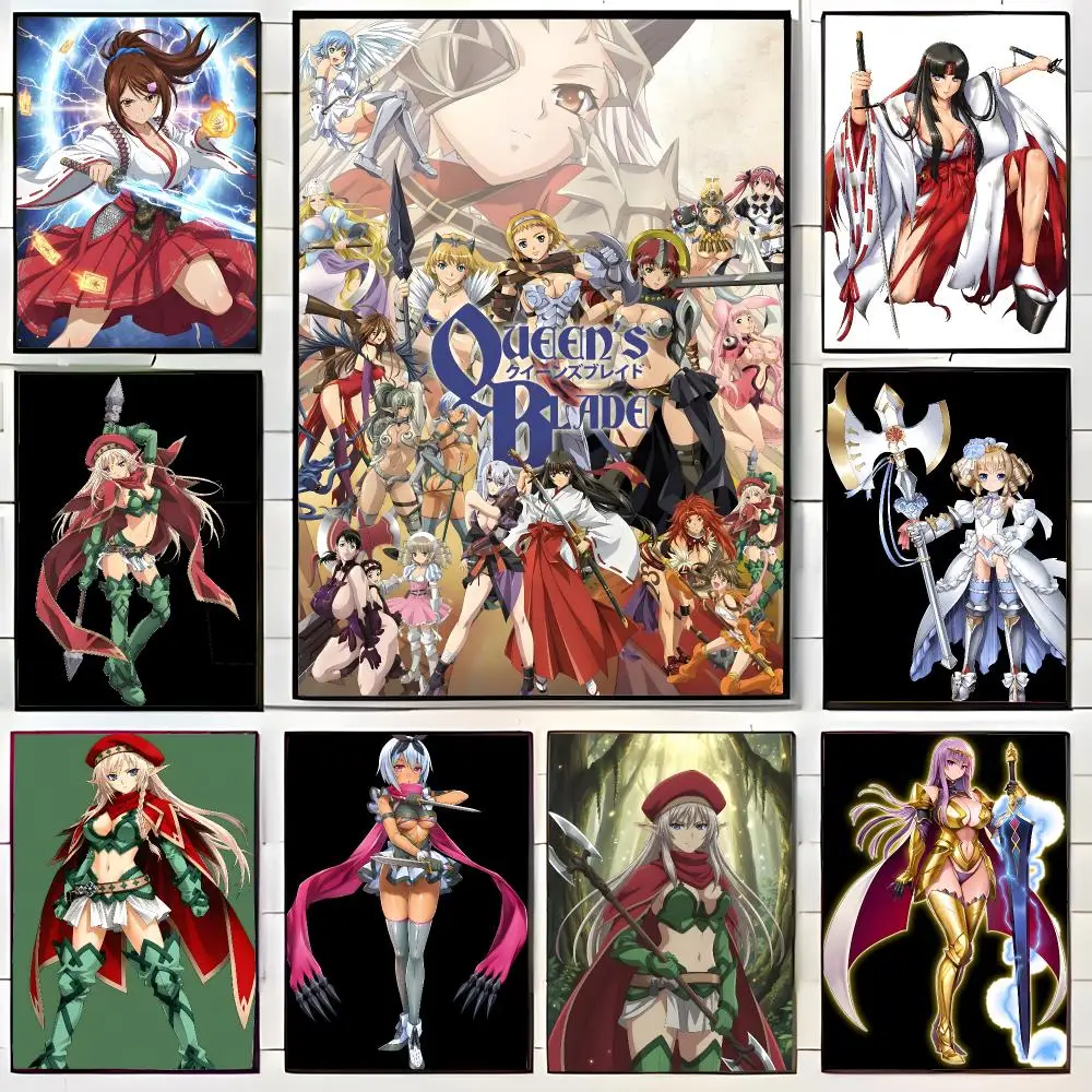 action anime Q-Queens Blade Poster Wall Art Print Decorative Mural Home Decor Gift Unframed