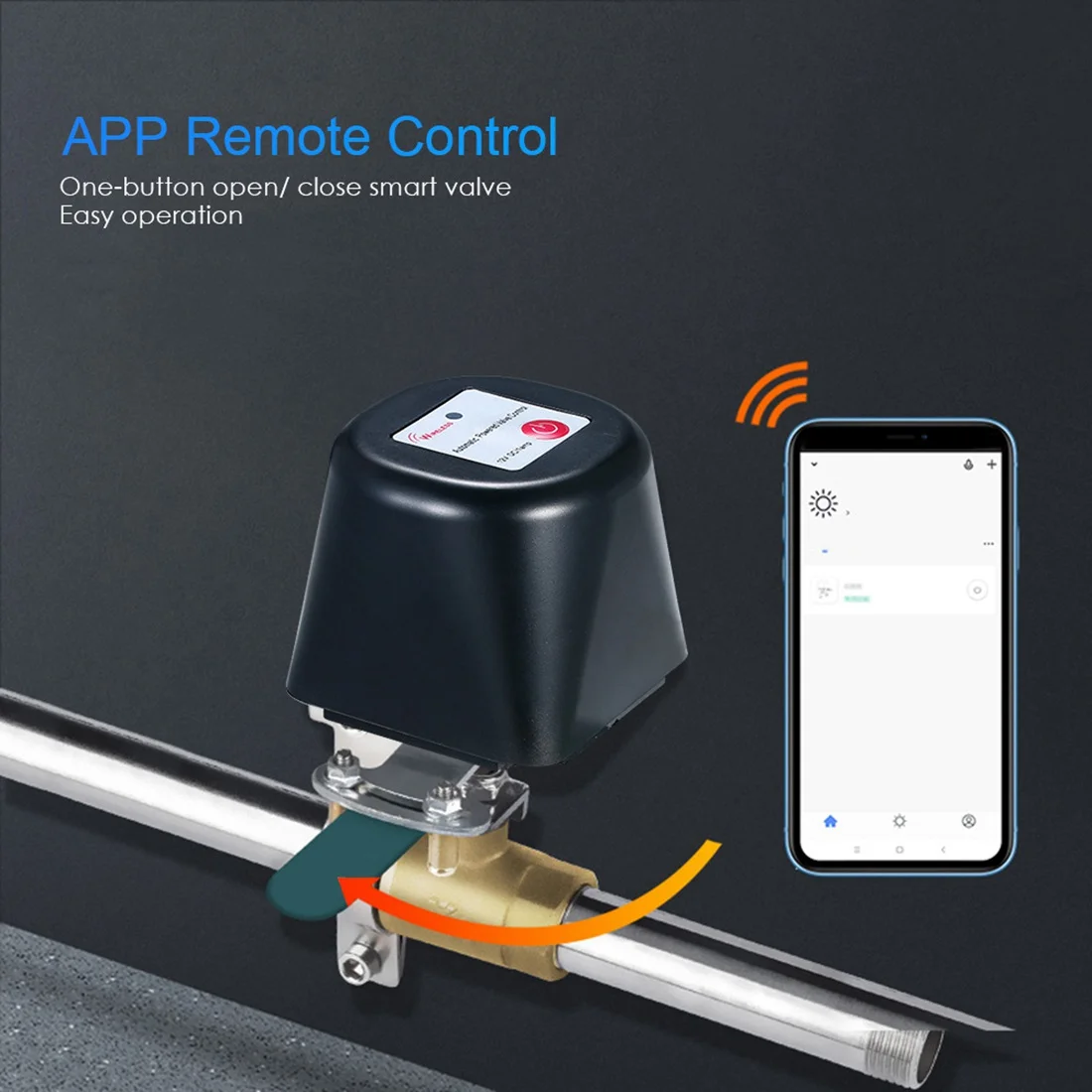 F-T Tuya Smart Wifi Water Valve Gas Valve Bluetooth Timer Garden Smart Faucet For Alexa Google Assistant Smartlife EU Plug