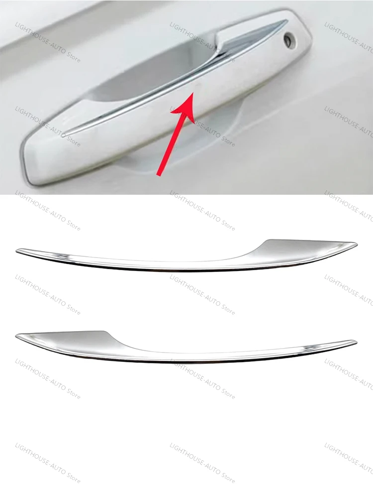 

For Geely Monjaro KX11 Xingyue L Exterior Door Handle Chrome Trim Molding Strip Door Handle Strip