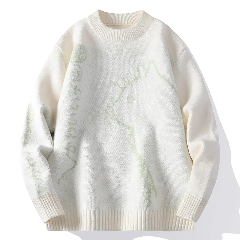 2026 Autumn/Winter Men's New Style Pullover Knitted Shirt