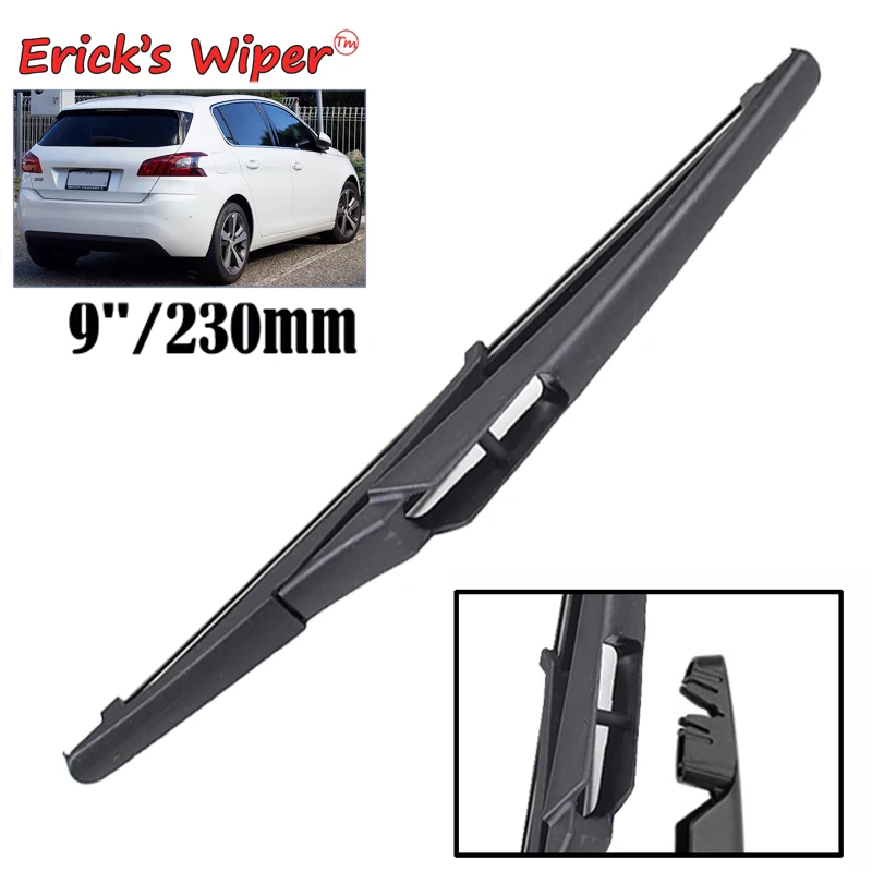 

Erick's Wiper 9" Rear Wiper Blade For Peugeot 308 T9 Hatchback 2014 - 2020 Windshield Windscreen Tailgate Window Car Rain Brush