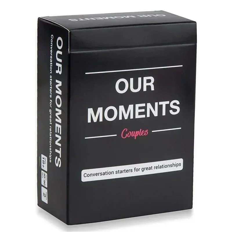 OUR MOMENTS Couples Card Game Conversation Starters for Great Relationship Board games