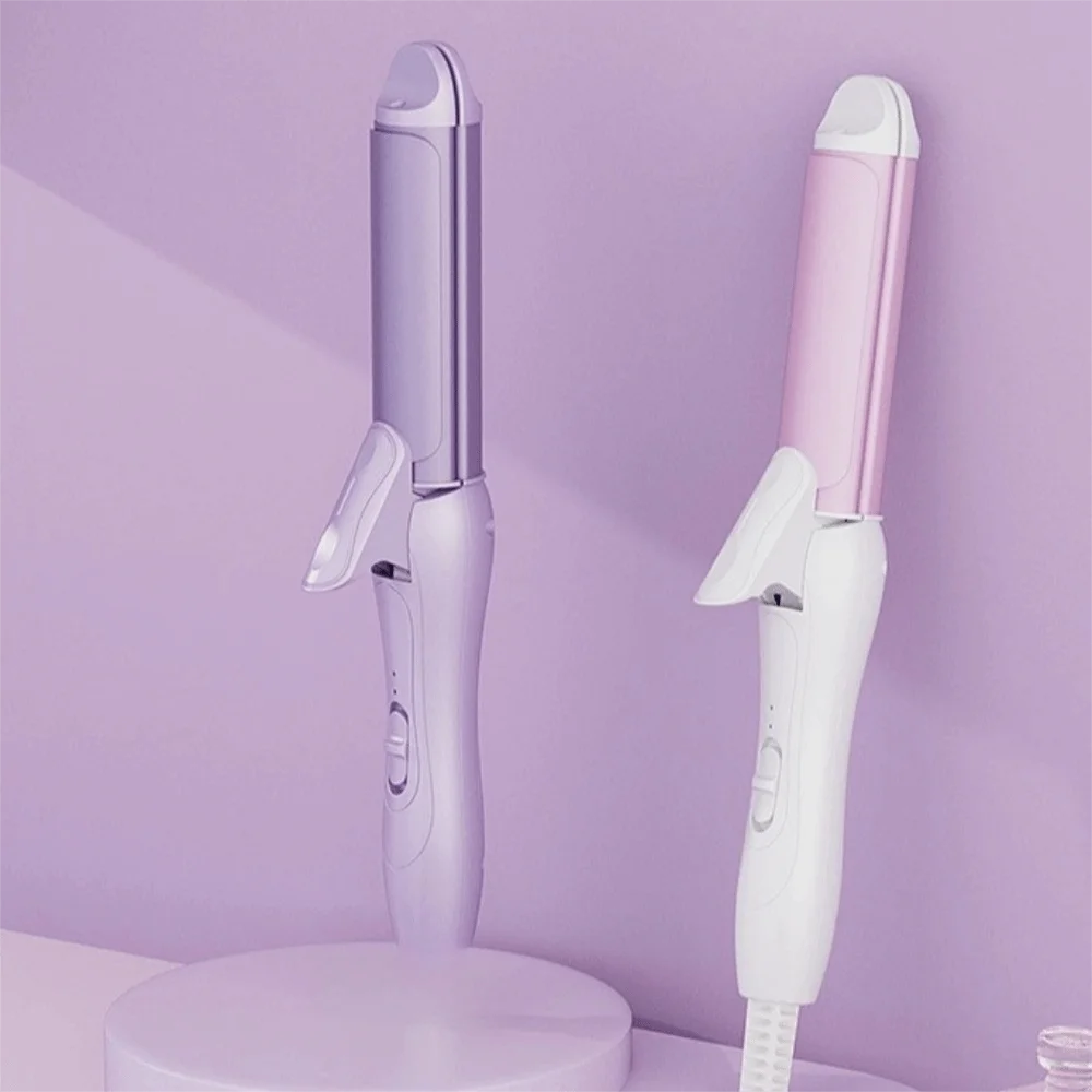 Profesjonalna lokówka 2 w 1 z plastikową obudową zapobiegającą oparzeniom, szybkie nagrzewanie i izolacja.